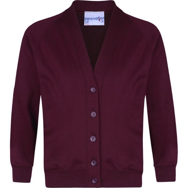 St Mary's Plain Sweatshirt Cardigan Senior