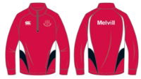 CCC Qtr Zip Fleece Red