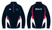 CCC Qtr Zip Fleece Black 